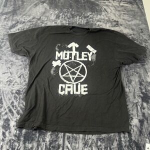Motley Crue T-Shirt Mens XL Black 2022 The Stadium Tour Graphic Concert Tee